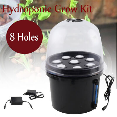 #ad 8 Sites Hydroponic System Plants Grow Kit for Indoor Outdoor Leafy Vegetables $47.99