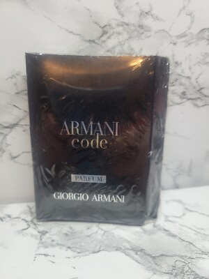#ad Giorgio Armani Armani Code Parfum Perfume Sample Vial Size 0.04 fl oz Sealed $7.95