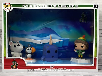 #ad Funko POP Movie Moment Elf #03 Buddy The Elf Mr. Narwhal Christmas 2022 $92.95