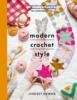 #ad Modern Crochet Style: 15 colourful crochet patterns for your and your home incl $22.68