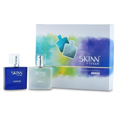 #ad Skinn By Titan Raw and Verge Perfumes for Men 25ml Pack of 2 $92.10