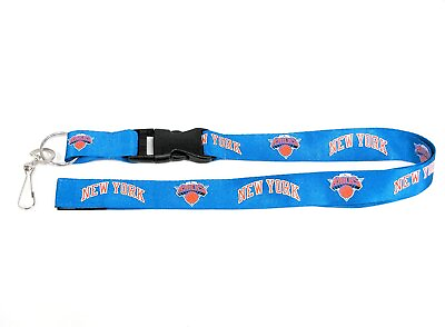 #ad New York Knicks Lanyard Keychain Double Sided Breakaway Safety Design Adult... $12.79