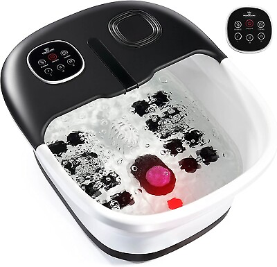 Foot Spa Massager with Collapsible option Heat and Jets $37.80