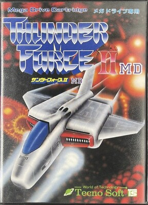#ad Sega Mega Drive Thunder Force II Japan Edition T 18013 US Seller $47.99