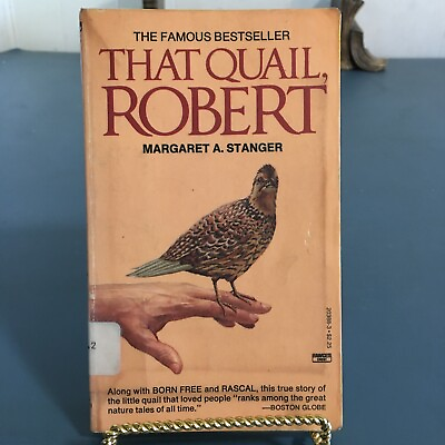 #ad That Quail Robert by Margaret A. Stanger Paperback 1966 Fawcett Crest Exlib $7.99
