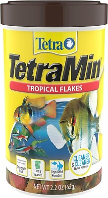 #ad TetraMin Tropical Flakes Nutritionally Balanced Fish Food 2.2 oz Pack of 1 $11.29