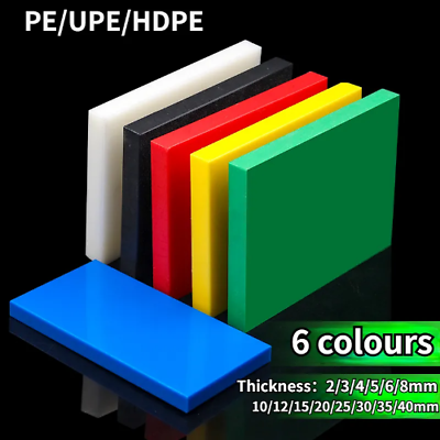 #ad Colours Polyethylene Sheet Plastic Board High Temperature PE UPE HDPE Plate DIY $81.75
