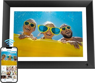 #ad 10.1 inch Digital Picture Frame 16GB IPS Smart Digital Photo Frame W Wifi Gift $37.99