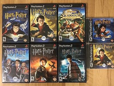 #ad Harry Potter Games Sony Playstation 2 PS2 and PS1 TESTED $9.97