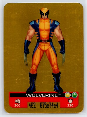 #ad WOLVERINE Marvel Heroes Lamincards Individual Trading Cards Gold #162 $7.99
