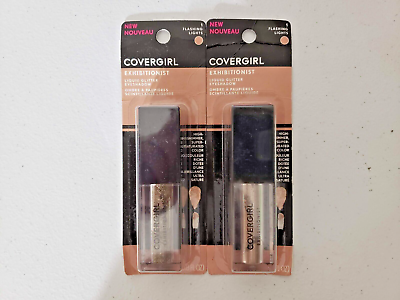 #ad CoverGirl Exhibitionist Liquid Glitter Eyeshadow Flashing Lights 0.13Oz Set Of 2 $11.99