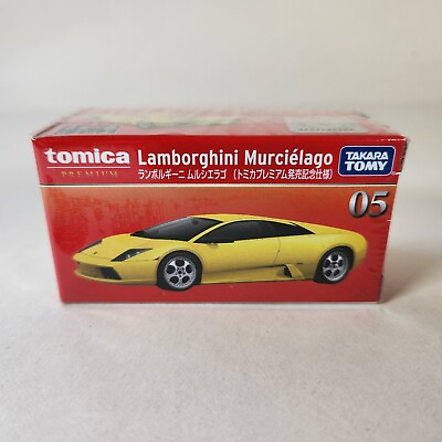 #ad Tomica Premium Lamborghini Murcielago Diecast Car Yellow Commemorative Edition $19.95