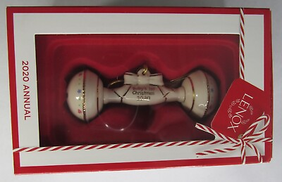 #ad NEW LENOX 2020 ANUAL BABY#x27;S 1ST FIRST CHRISTMAS RATTLE ORNAMENT 890072 $15.50