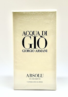 Acqua Di Gio Absolu by Giorgio Armani cologne for men EDP 4.2 oz $105.99