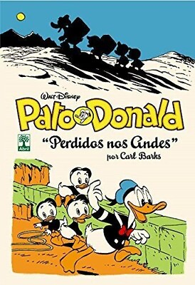 #ad PATO DONALD Perdidos nos Andes Português Disney Hardcover Book LACRADO SEALED $35.00
