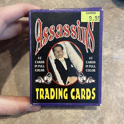 #ad 1991 ASSASSINS 42 IN FULL COLOR TRADING CARDS SET BY MOTHER PRODUCTION $22.09
