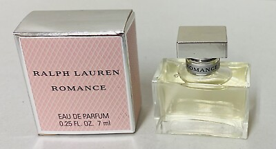 #ad #ad ROMANCE RALPH LAUREN Eau de Parfum .25 oz Mini Bottle NIB $19.80