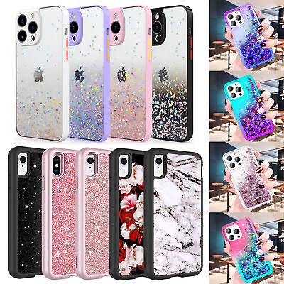 #ad For iPhone 14 13 12 Pro Max 11 XR XS MAX Shockproof Bling Case TPU Slim Cover $3.50