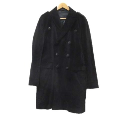 #ad Japan Used Fashion Pretty Green Jacket Velor Double Black Xl Big Size Ecr17 02 $237.40