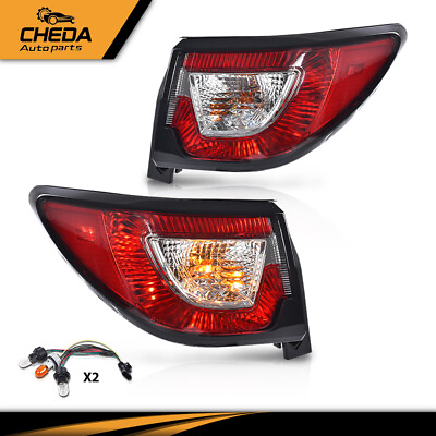 #ad Pair Tail Lights w bulbs Red LH amp; RH Fit For 2013 2017 Chevy Traverse LS LT LTZ $99.79