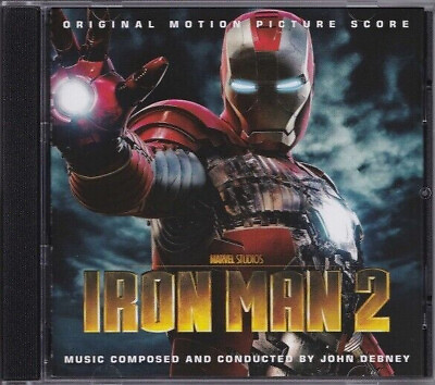 #ad Iron Man 2 Original Motion Picture Score Soundtrack CD **EX LIBRARY** OOP $49.95