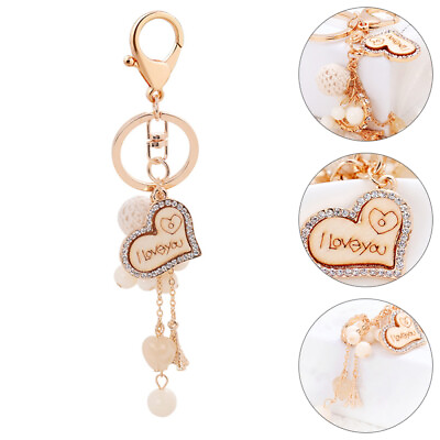 #ad Love Keychain Girl Gift Couples Gifts Bags Pendants Ring Fob $9.15