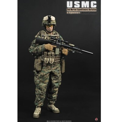 #ad 1 6 Scale Action Figure USMC 2nd Marine Expeditionary Battalion C $329.99