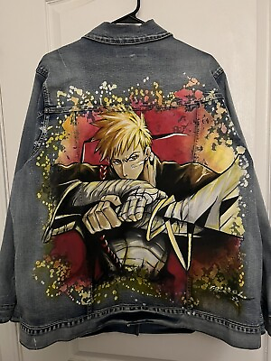 #ad BLEACH Anime Ichigo Hand painted Jacket $160.00