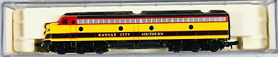 #ad N Scale LIFE LIKE Kansas City Southern E8 Diesel Locomotive 7190 NIB $55.97