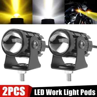 #ad 2x LED Work Light Bar Spot Pods Off Road Driving Auxiliary Fog Lamp Yellow White $11.98
