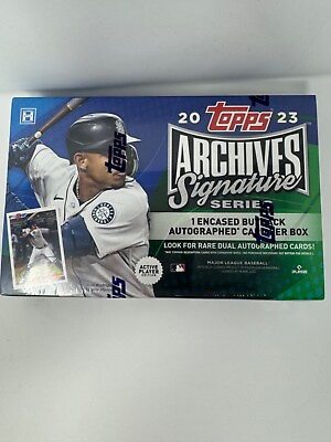 #ad 2023 Topps Archives Signature Series Baseball Factory Sealed Box Free Shipping $89.99