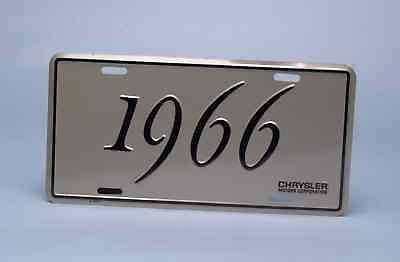 Mopar Plate 1966 UNIQUE For Dodge Chrysler Plymouth *See ALL Details Below $24.93