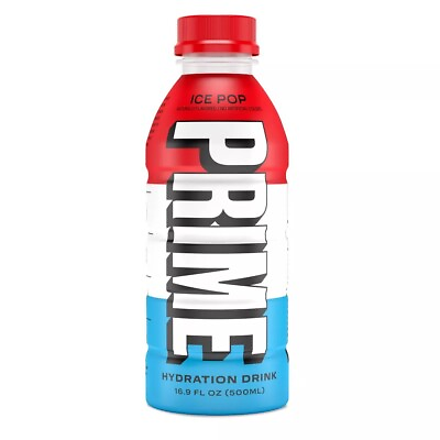 #ad NEW PRIME HYDRATION DRINK ICE POP FLAVORED 16.9 FLOZ BOTTLE LOGAN PAUL KSI 1 $4.99
