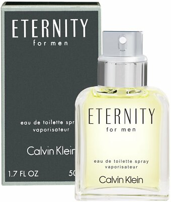 Eternity by Calvin Klein cologne for Men 1.7 oz EDT New in box $18.86