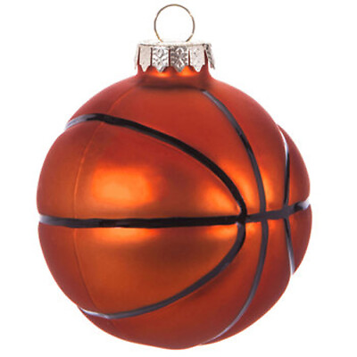 #ad Basketball Ornament Robert Stanley Christmas Decorations Glitter NEW $17.24