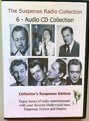 #ad The Suspense Radio Collection 6 Audio CD#x27;s Old Time Radio Shows Best Live Drama $19.99