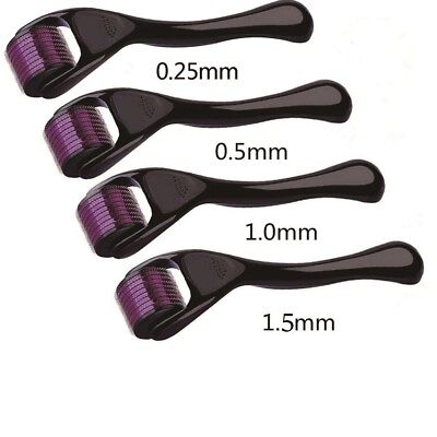 #ad 540 Derma Roller Gift Kit Hair Beard Regrowth Anti Hair Loss Treatment Tool $19.11