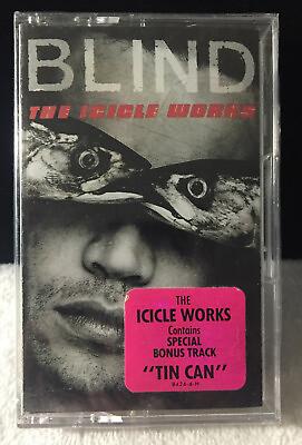 #ad The Icicle Works Blind 12 track 1988 CASSETTE TAPE NEW Tin Can High Time MORE $14.99