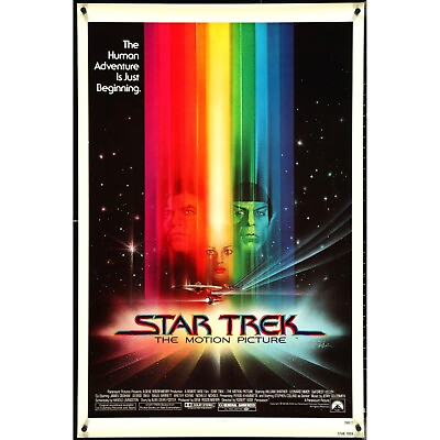 #ad Star Trek The Motion Picture 1979 Orig. Movie Poster Unfolded One Sheet EJA1 $315.00