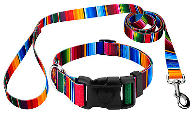 #ad Country Brook Petz® Deluxe Serape Dog Collar and Leash $17.97