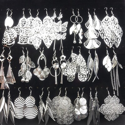 #ad Wholesale 10 20 Pairs Womens Drop Earrings Dangle Fashion Jewelry Handmade $10.99