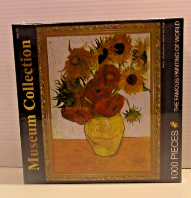 #ad Museum Collection Sunflowers Puzzle 1000 Piece Van Gogh SEALED NEW $10.00