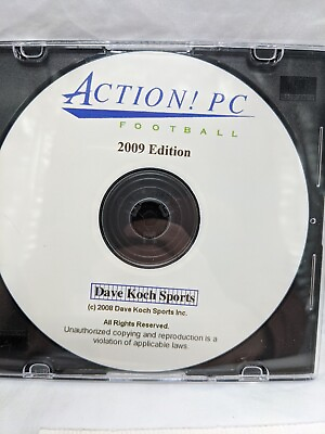 #ad Dave Koch Sports Action PC Football 2009 Edition PC Video Game $43.74