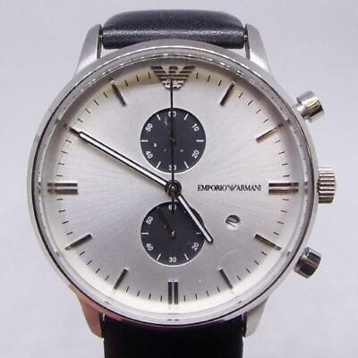 #ad Emporio armani chrono quartz watch AR 0385 #WPEEYL $116.07