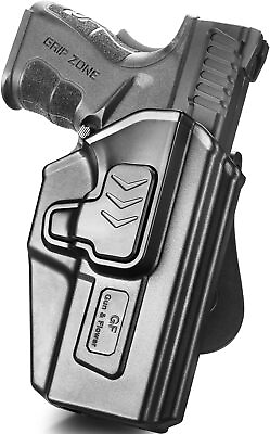 #ad OWB Holster Fit Springfield XD 4#x27;#x27; Service Model 9MM .40 Samp;W .45 ACP Right Hand $19.79