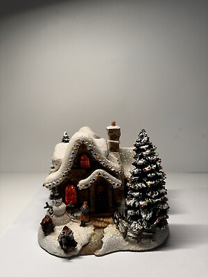 #ad Thomas Kinkade 2006 Teleflora Christmas Sweetheart Cottage III $33.00