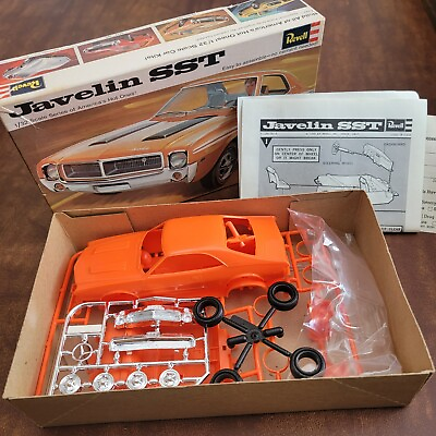#ad 1969 Javelin SST Revell Unassembled Model Kit Rare Find From The 1970s $99.99
