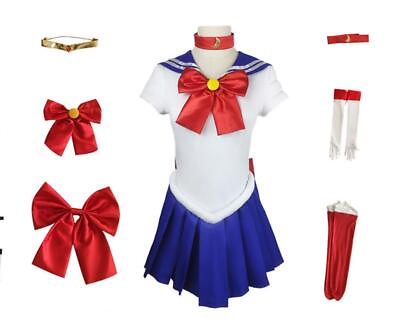 #ad Sailor Moon Cosplay Costume Set M Size $315.61