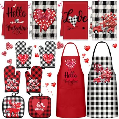 #ad #ad Newcotte 12 Pcs Valentine#x27;s Day Cooking Gift Sets for Couples Mr and Mrs Vale... $25.68