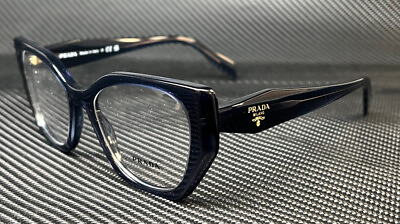 #ad PRADA PR 18WV 08Q1O1 Blue Crystal Women#x27;s 54 mm Eyeglasses $179.01